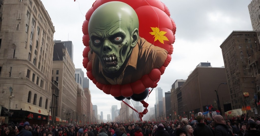 Zombie Balloon in Thanksgiving Parade Symbolized “Human Resilience in the Face of the Evil&nbsp;Dead”