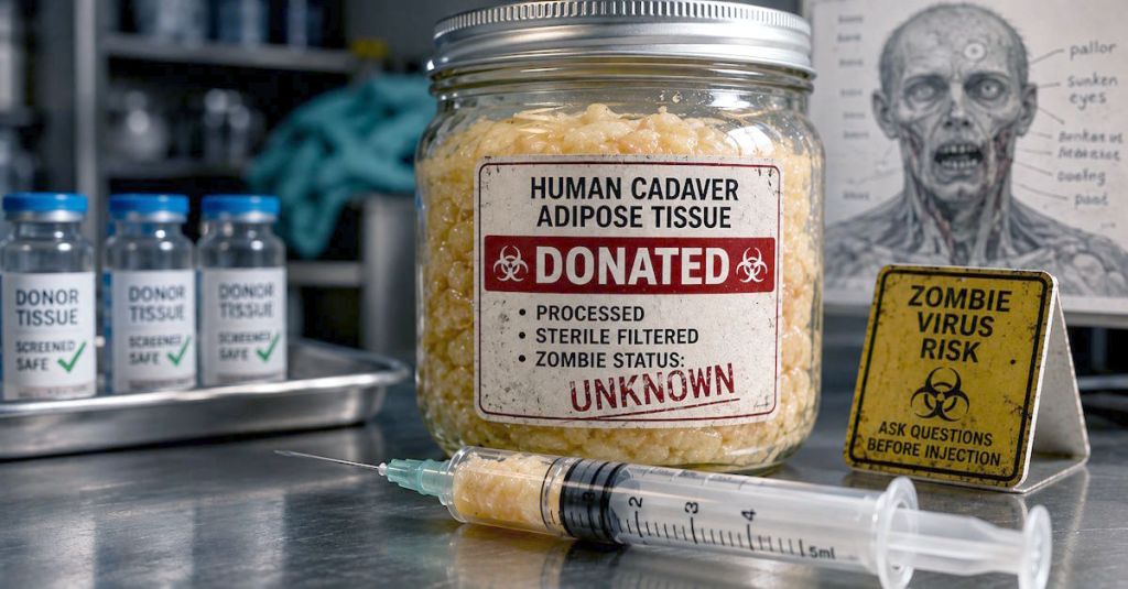 “Zombie Filler” May Turn Cosmetic Patients into Actual Zombies, Researchers Warn